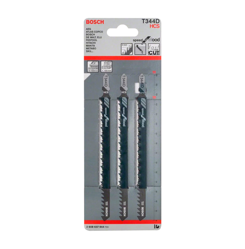 Fulla de serra de calar de 152mm T 344 D 3uds Bosch