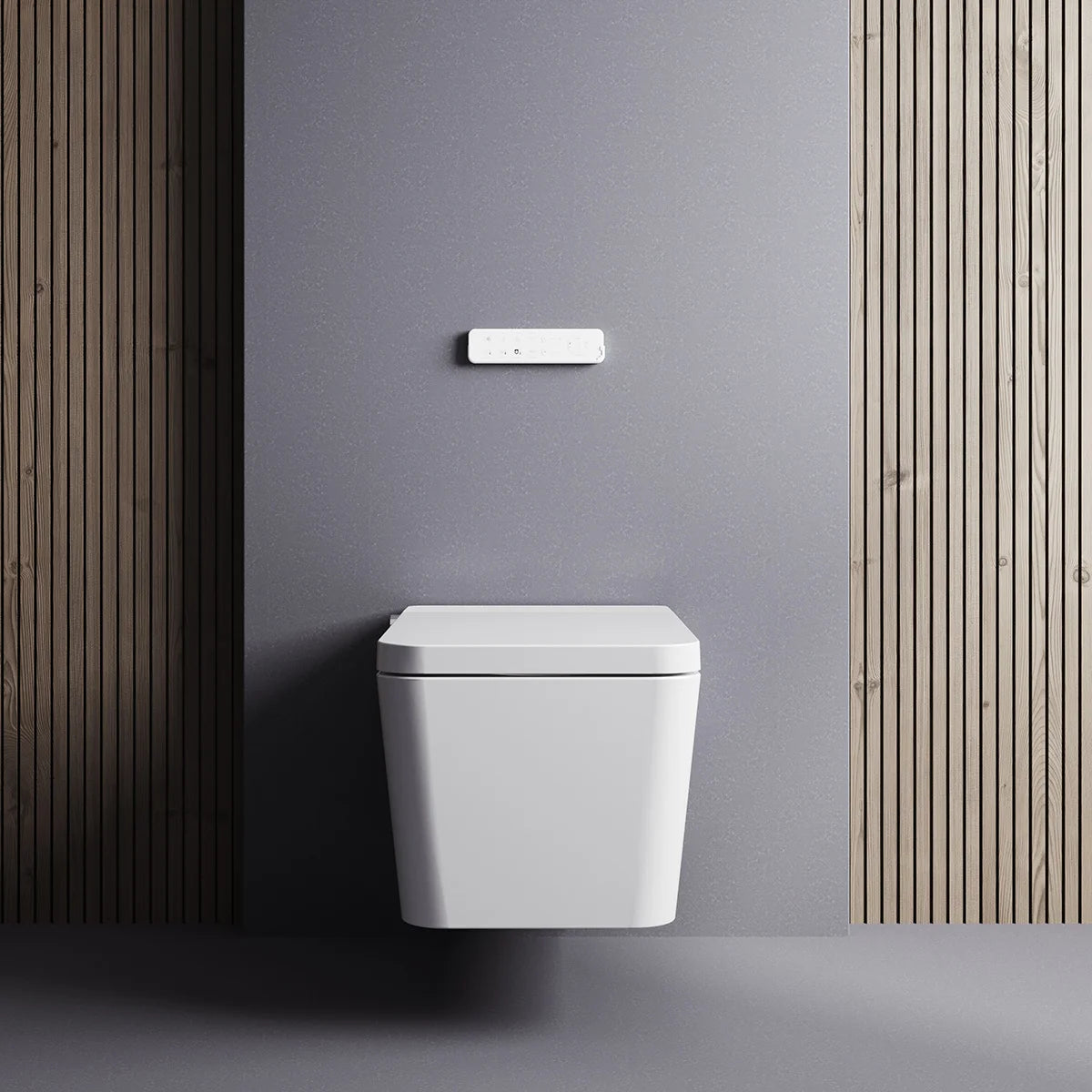 Inodor japonès amb Smart Cleaning Mizubath Isla suspès blanc