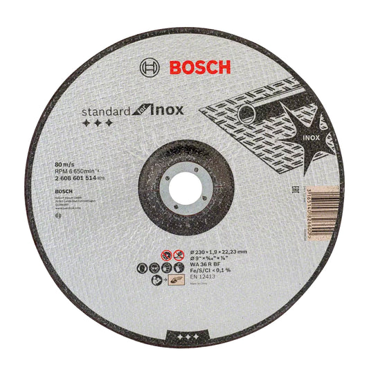 Disc de tall Standard Inox 230mm Bosch