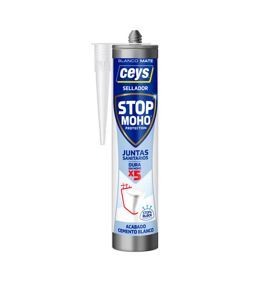Cartutx de segellador Stop Moho per a juntes sanitàries Ceys