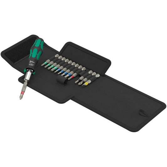 Joc de 14 peces de tornavisos de carraca Kraftform Kompakt 838 RA S Set 1 Wera