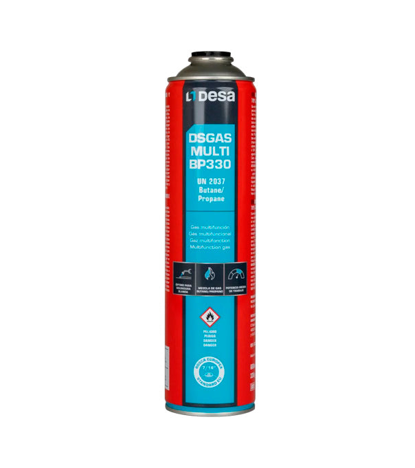 Bombona de gas butà/propà amb rosca 7/16" Desa 330gr DSGAS - MULTI BP330
