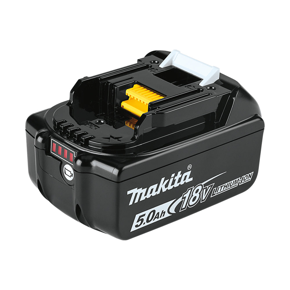Miniesmoladora 18V amb 2 bateries de 5Ah + carregador + maletí Makita DGA504RTJ