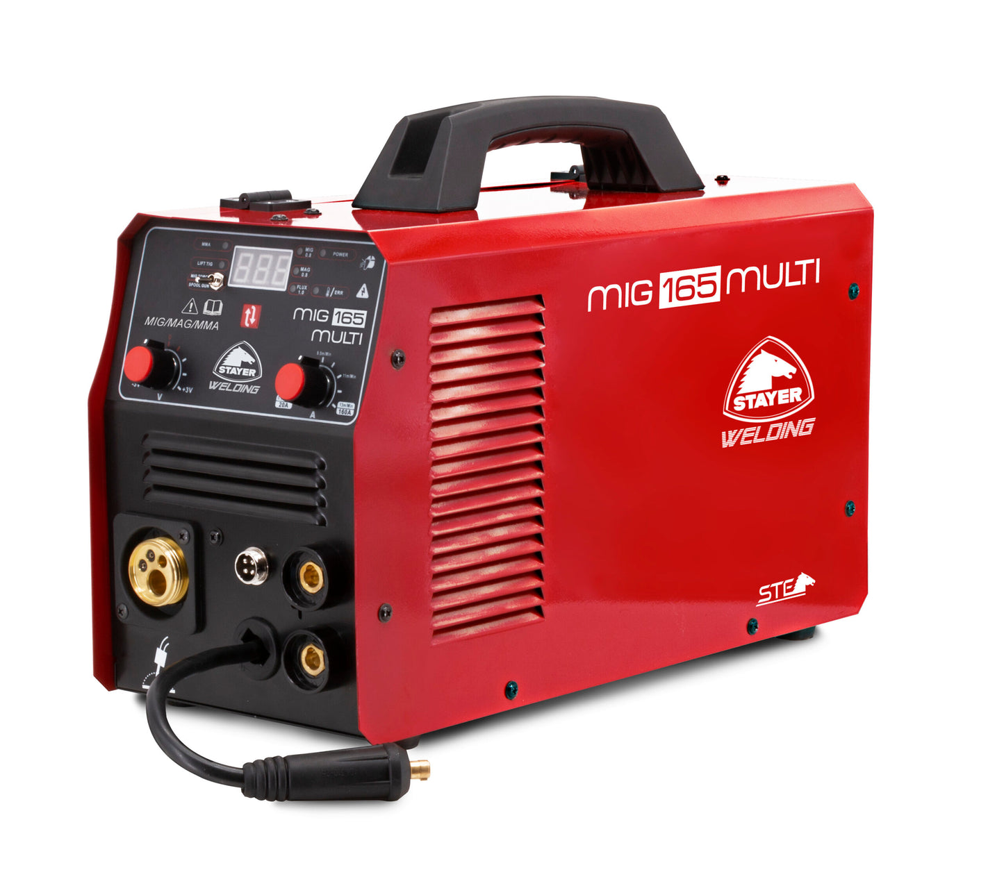 Soldador inverter MIG 165 MULTI + bobina de filferro de 5kg 0.99mm Stayer