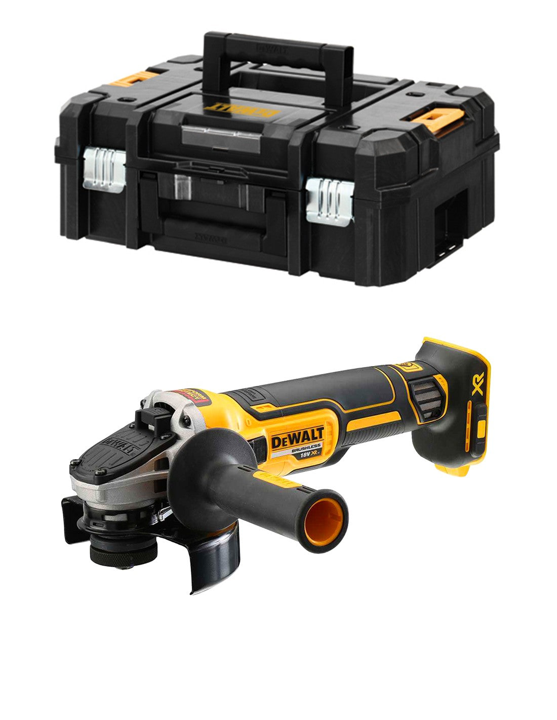 Amoladora 18 V XR Dewalt DCG405NT sense escombretes 125 mm