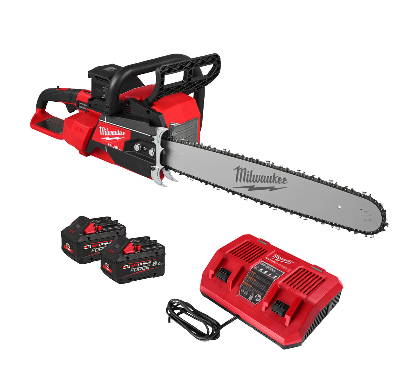 Motoserra de doble bateria de 50 cm Milwaukee M18F2CHS50-802