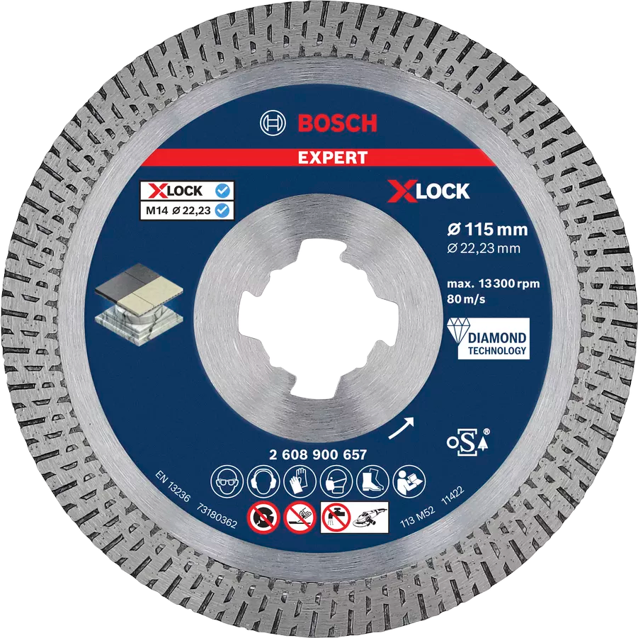 Disc de diamant 115mm Expert Hard Ceramic Bosch