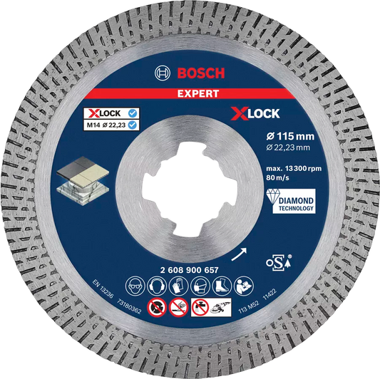Disc de diamant 115mm Expert Hard Ceramic Bosch