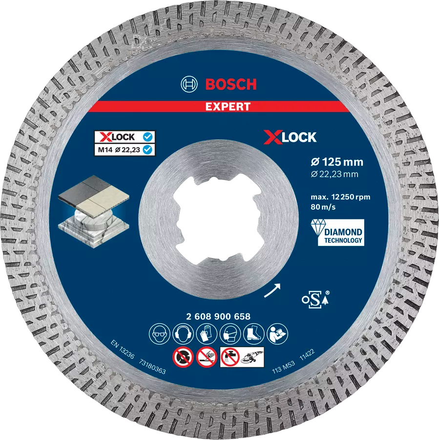 Disc de diamant 125mm Expert Hard Ceramic Bosch