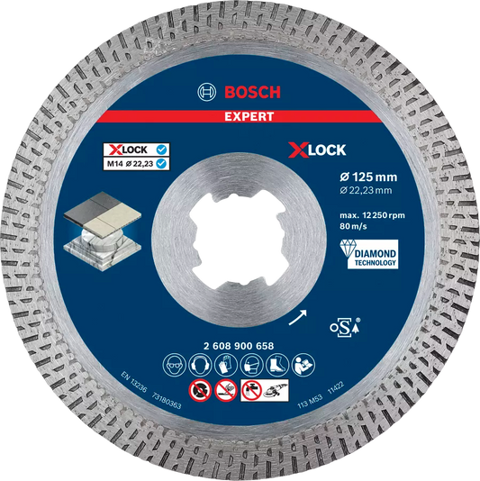Disc de diamant 125mm Expert Hard Ceramic Bosch