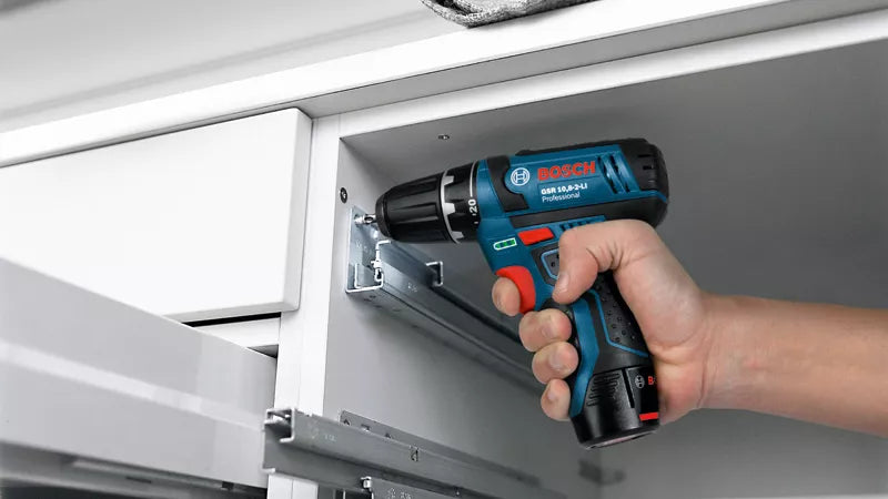 Trepant GSB 12V-15 + bateria de 2Ah + joc de 25 puntes + carregador Bosch