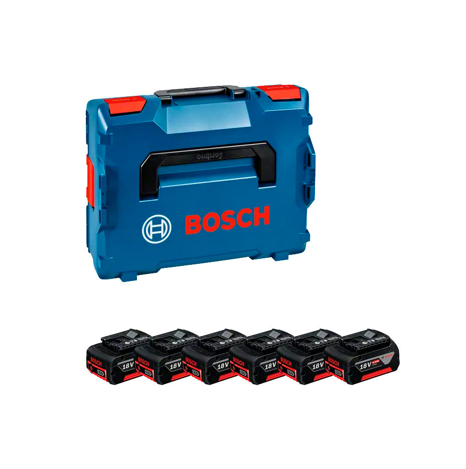 Pack 18V amb 6 bateries de 4Ah amb maletí Bosch
