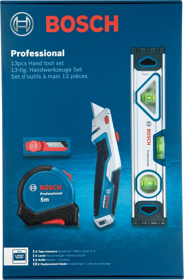 Set d’eines manuals Bosch Pro de 13 peces
