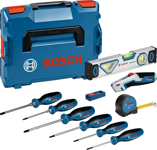 Set de tornavisos i eines manuals de 19 peces amb maletí PRO Bosch