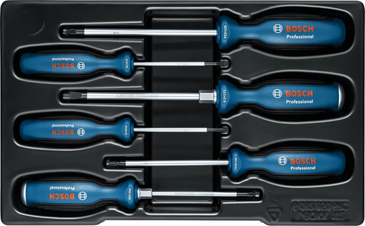 Joc de 6 tornavisos SL/PH/PZ/TX PRO Bosch