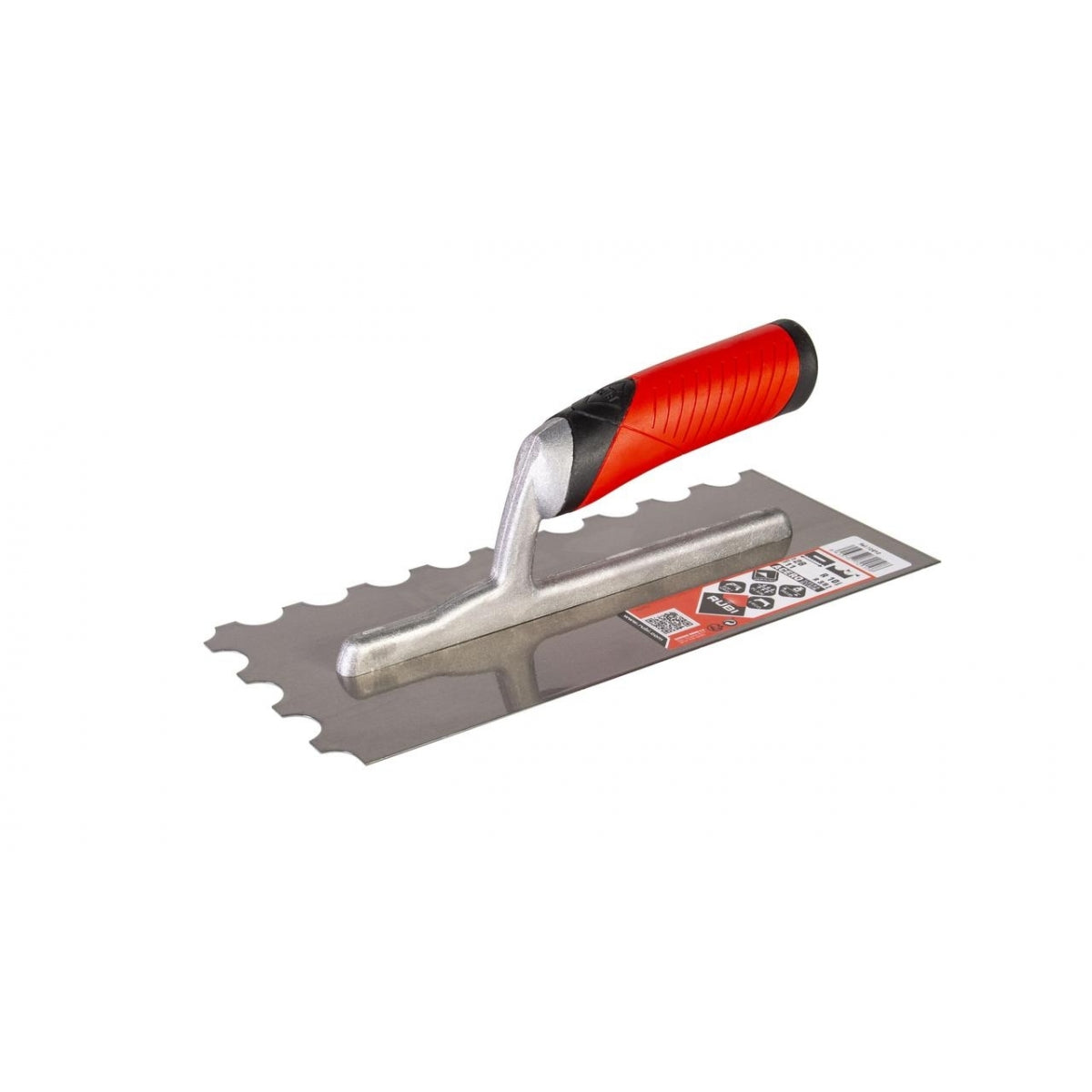 Rasclet d’acer de 28 cm amb mànec Rubiflex obert Rubi R-10