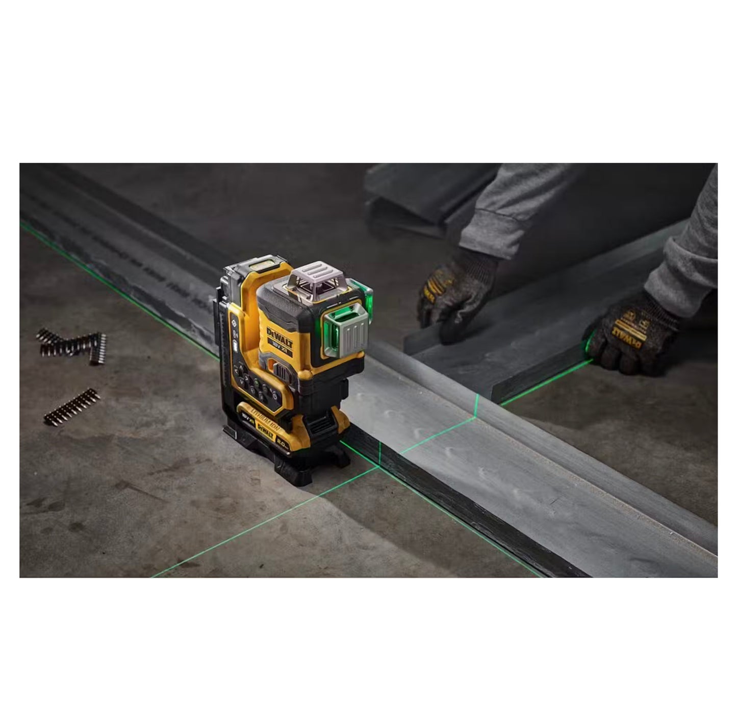Nivell làser autonivellant verd amb comandament a distància, 3 línies de 360º XR 18V Dewalt DCLE34035B