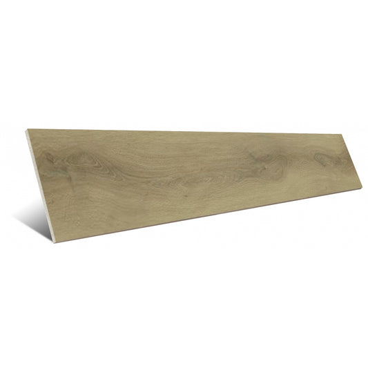 Caixa de 2,36 m² de terra Click SPC 100% impermeable, roure Ultramatt Vison 23×184,2 cm Dune