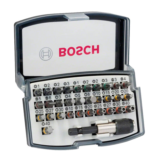 Joc de puntes per a tornavís Extra Hard 32pcs Bosch