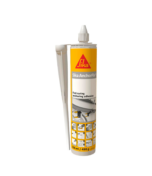 Cartutx adhesiu de curat ràpid per a ancoratges Component A+B 300ml Sika AnchorFix-1