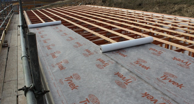 Rotlle de làmina impermeable transitable 1,5x50 m TYVEK PRO 75 m² Maydisa