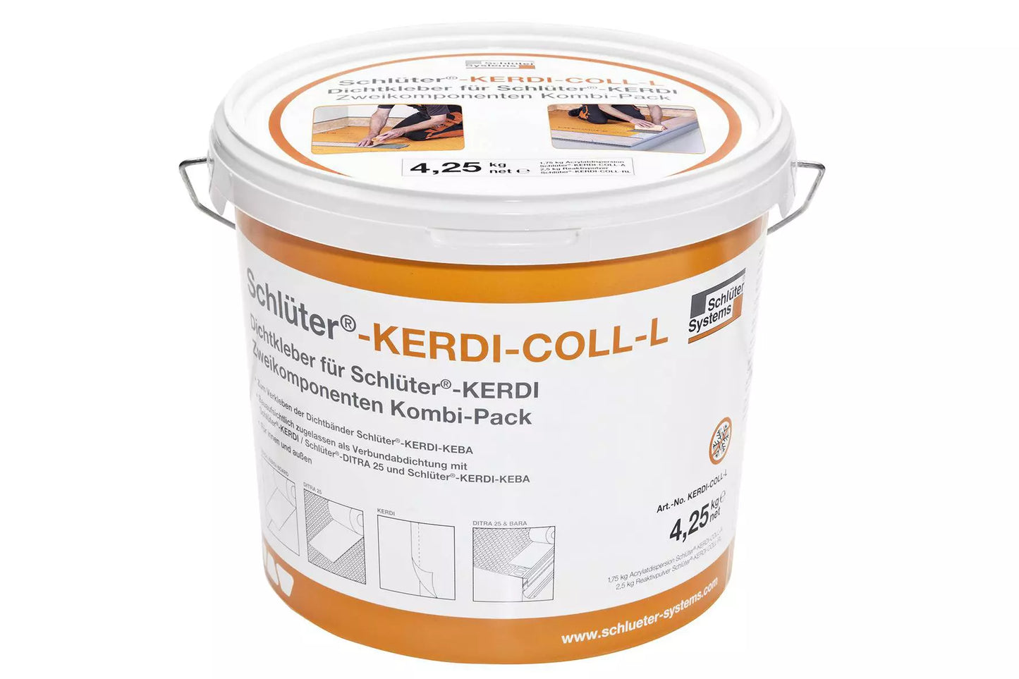 Adhesiu impermeable bicomponent 4,25kg Schlüter-KERDI-COLL