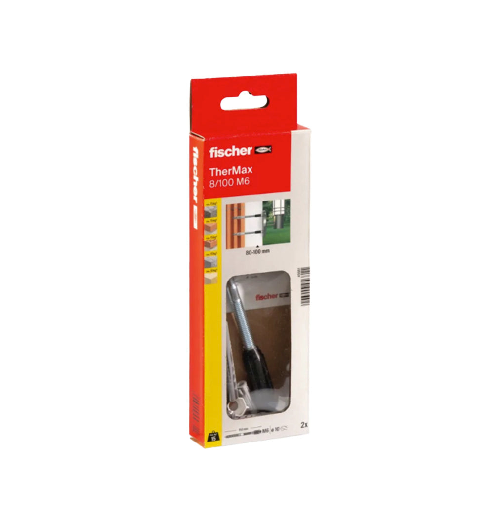 Caixa 2 u. Ancoratges per a façanes amb aïllant tèrmic TherMax 8/100 M6 Fischer
