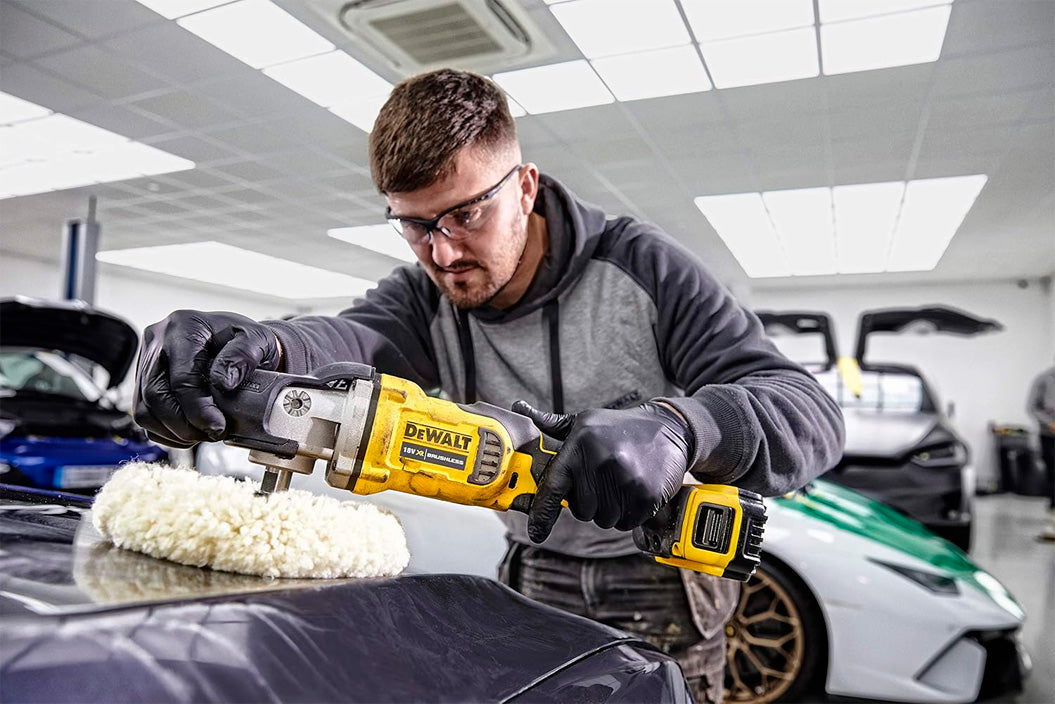 Polidora 18V Max 180mm amb 2 bateries de 5Ah Dewalt DCM849P2