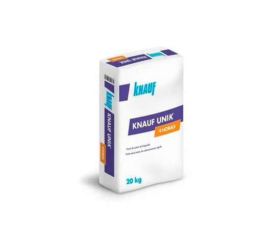Sac de pasta de juntes de fraguat ràpid 20kg Knauf Unik 4h