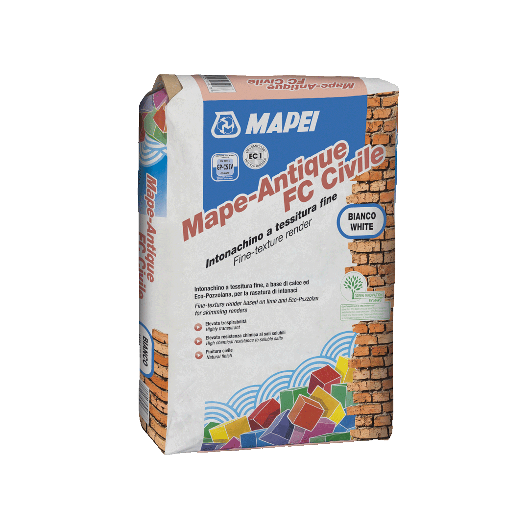 Saco Mortero de Enlucido Mape-Antique FC Civile 25 kg Mapei